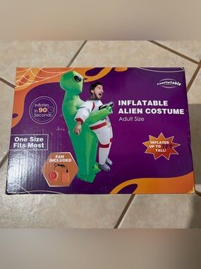 Inflatable Alien Costume Adult Size